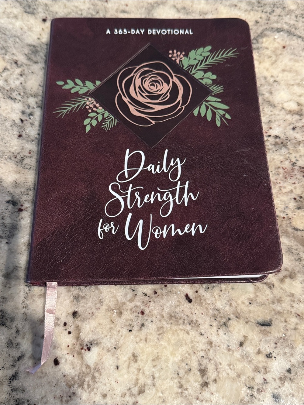 Daily Strength for Women Burgundy Devotional Journal
